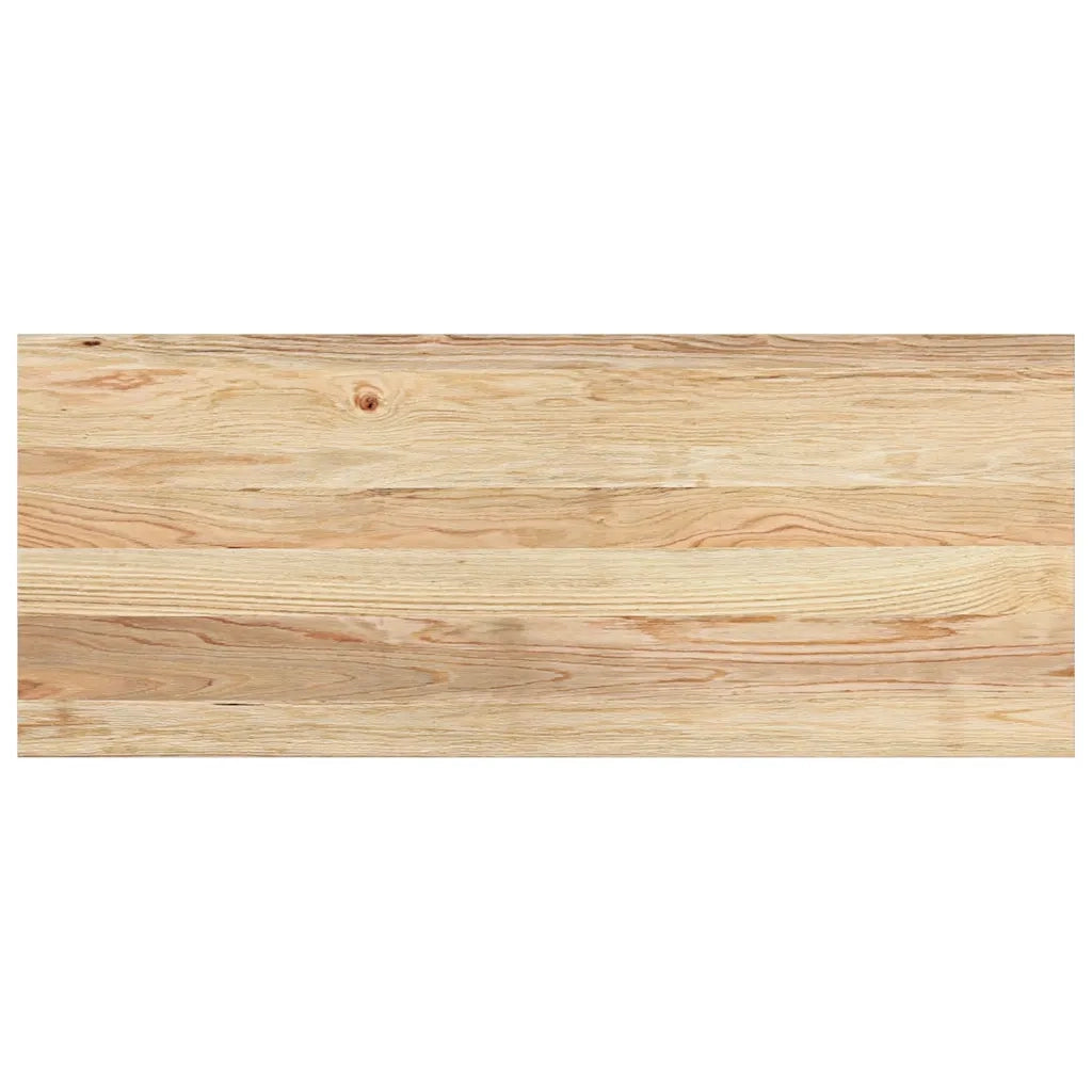 Davanzali 2 pz Non Trattati 100x40x2cm Legno Massello di Rovere 4009120