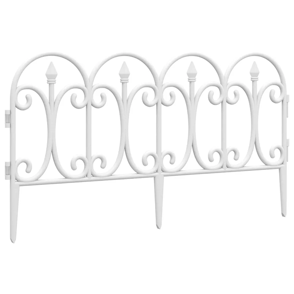 Bordi per Prato 17 pz Bianchi 10 m in PP CFW1080523
