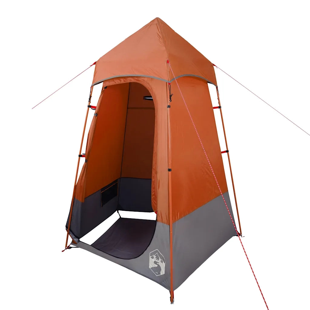 TendaPrivacy Grigia e Arancione 121x121x225 cm TaffetÃ  190Tcod mxl 89708