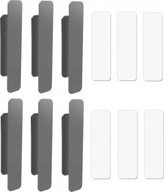 Maniglie Autoadesive - 6 Pezzi - Maniglia di Finestra - 110mm - Maniglie per Porta - Maniglie per Cucina - Maniglie per Finestra - Accessori per Porta - con Adesivo Bicomposto - per Porta Finestra, Ante, Cucina, Frigorifero