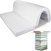 Matrimoniale Mole Matrass 160x190 10 CM Alto Oprievole Seduta per Letto - Poliuretano Ortopedico - Ipoadipeno con Cinture di Fissaggio per Matrass di Massaggio