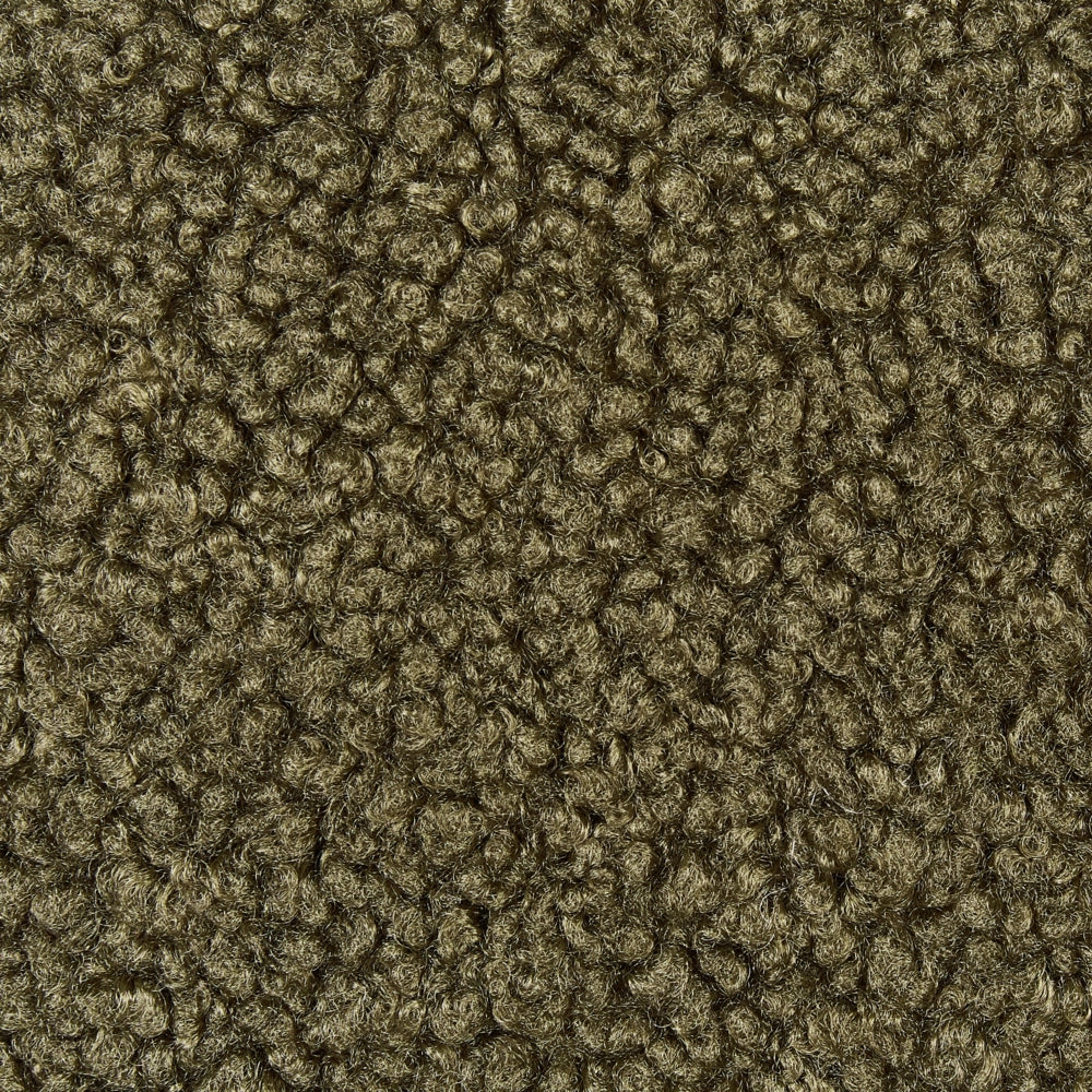 Sedia a dondolo verde scuro Tessuto poliestere Rivestimento Gambe di legno Pattini Moderna Biscuit Tufting