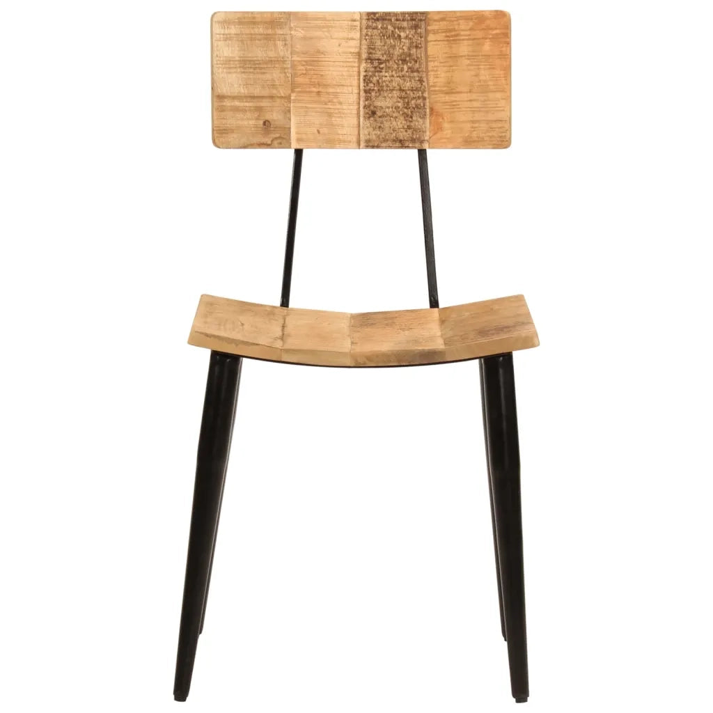 Sedie da Pranzo 2 pz 44x40x80 cm Legno Massello di Mango cod mxl 14870