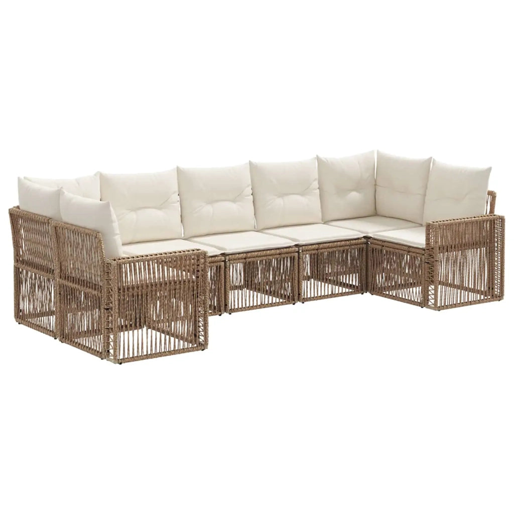 Set Divano da Giardino 7 pz 7-Numero di posti 3435225