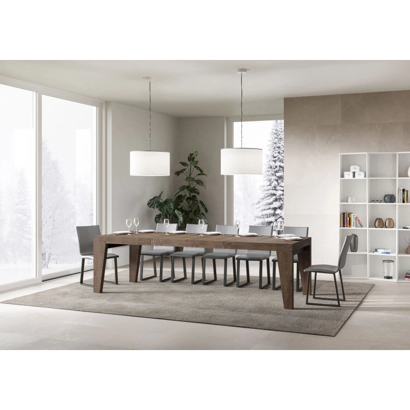 Tavolo allungabile 200/460x90 cm Naxy Premium - Noce