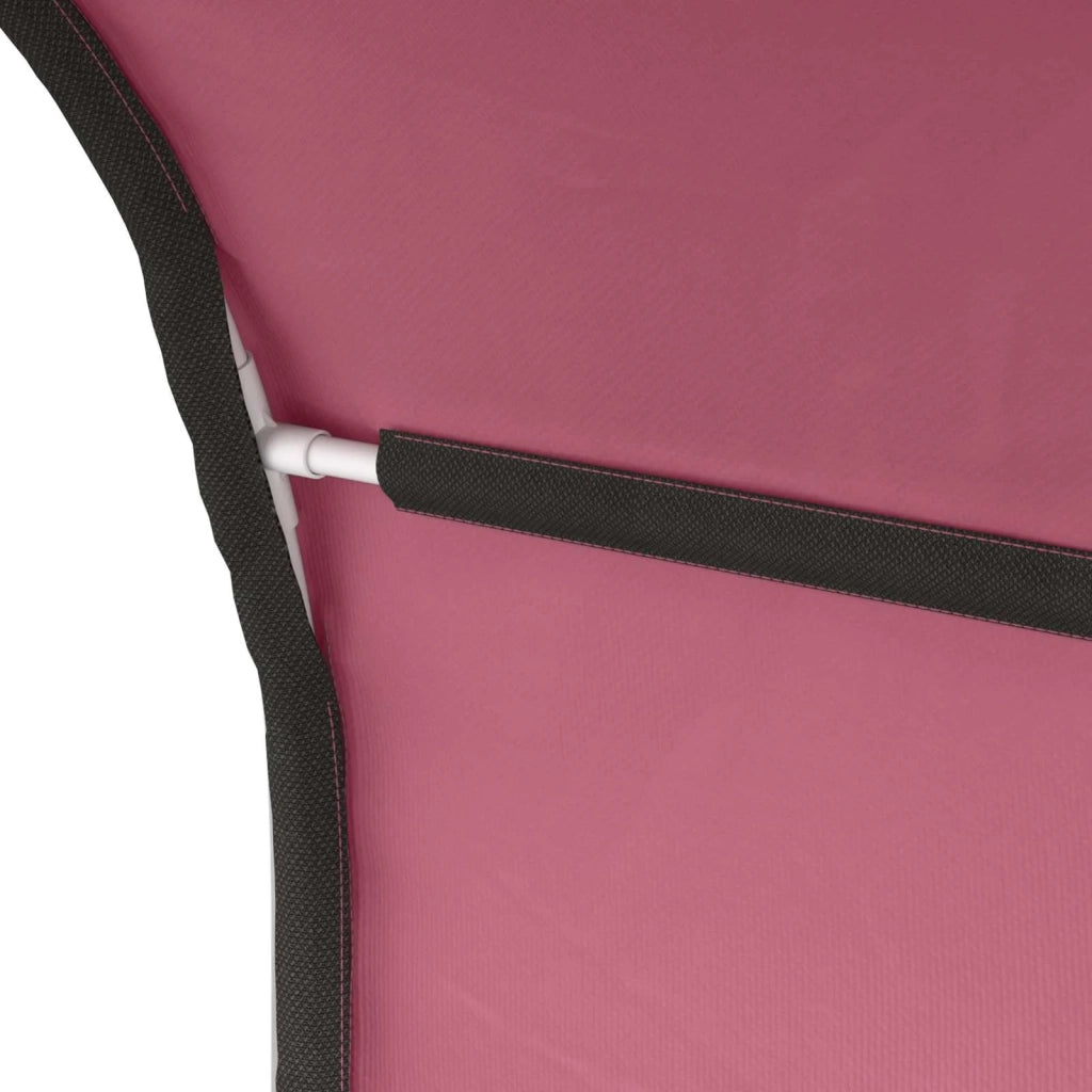 Tunnel per Letto 2 pcs Rosa 211 x 67.5 x 2 cm Poliestere
