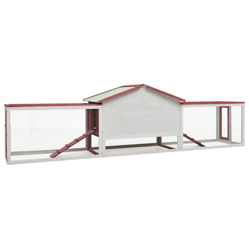 Conigliera 303 x 60 x 86 cm in pino massiccio e abete rosso 02_0000614
