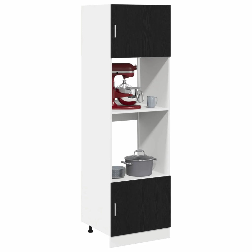 Armadio pensile Rovere Nero 60 x 57 x 207 cm Legno multistrato 3334018