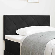 Testiera LED Nero 100 cm Velluto 3338209