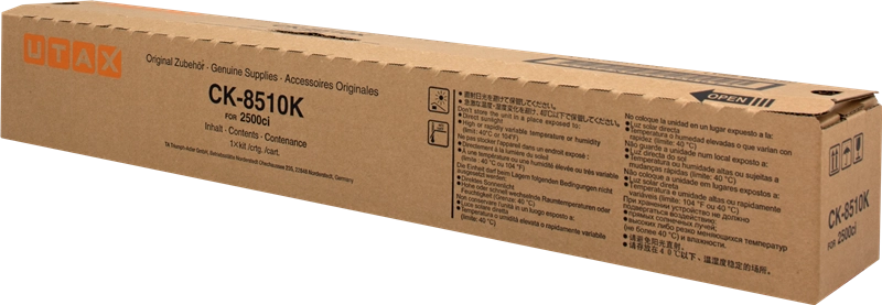 ORIGINAL Utax toner nero CK-8510K 662511010 ~18000 Seiten Copy Kit