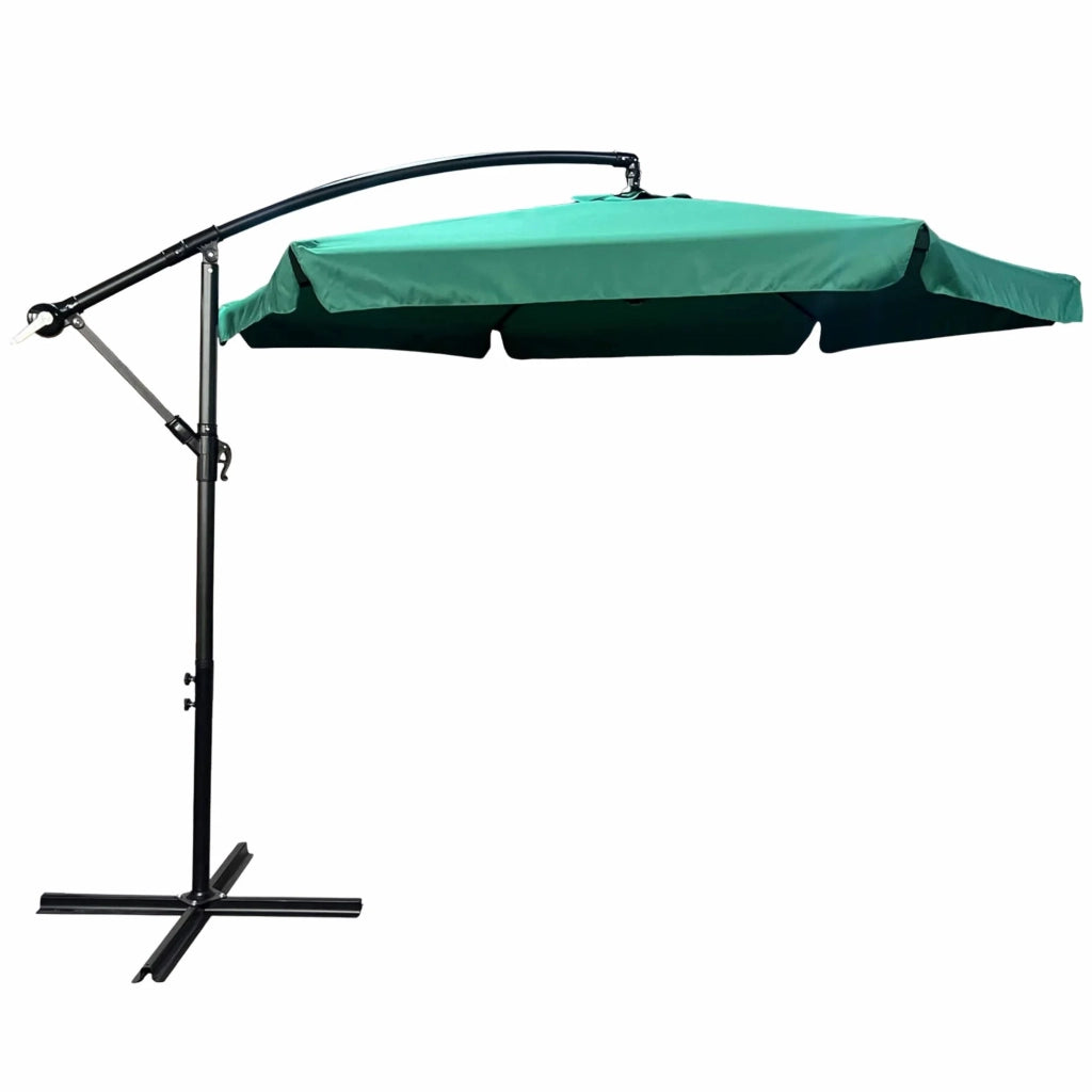 Ombrellone da giardino ASTER con protezione UV in colore rosso peso 12,1 kg dimensioni 300x300x245 cm