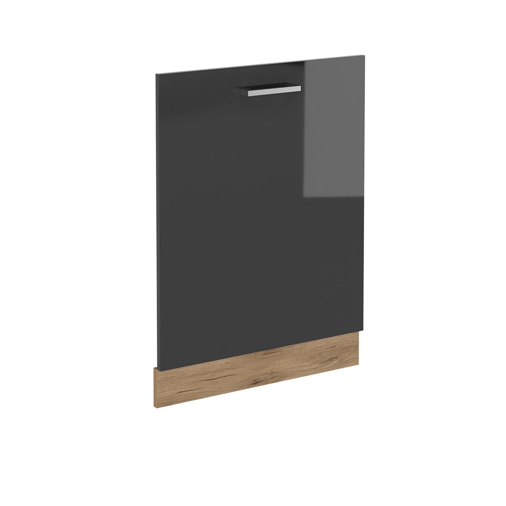 Pannello frontale R-Line Antracite lucido/Rovere dorato 60 cm senza piano di lavoro Vicco