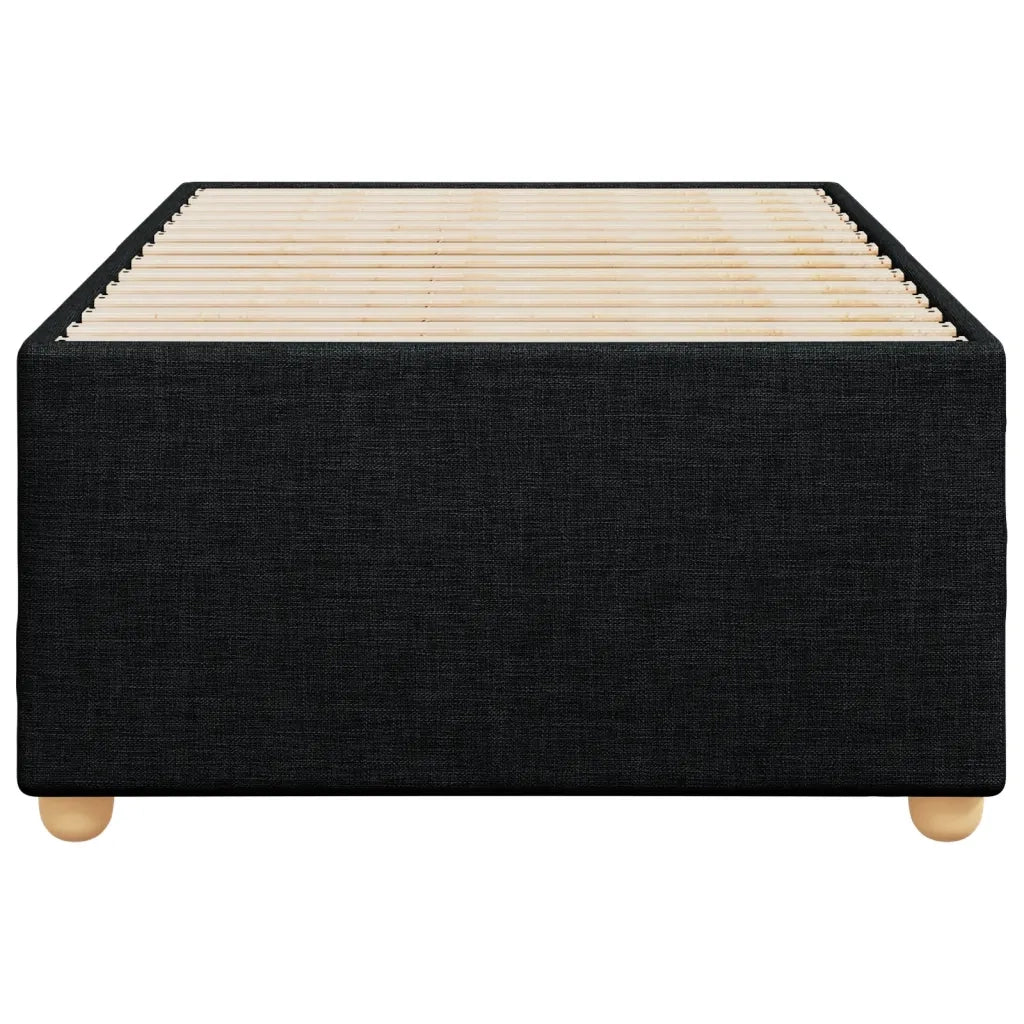 Struttura letto senza Materasso singola in Tessuto Nero 3284783