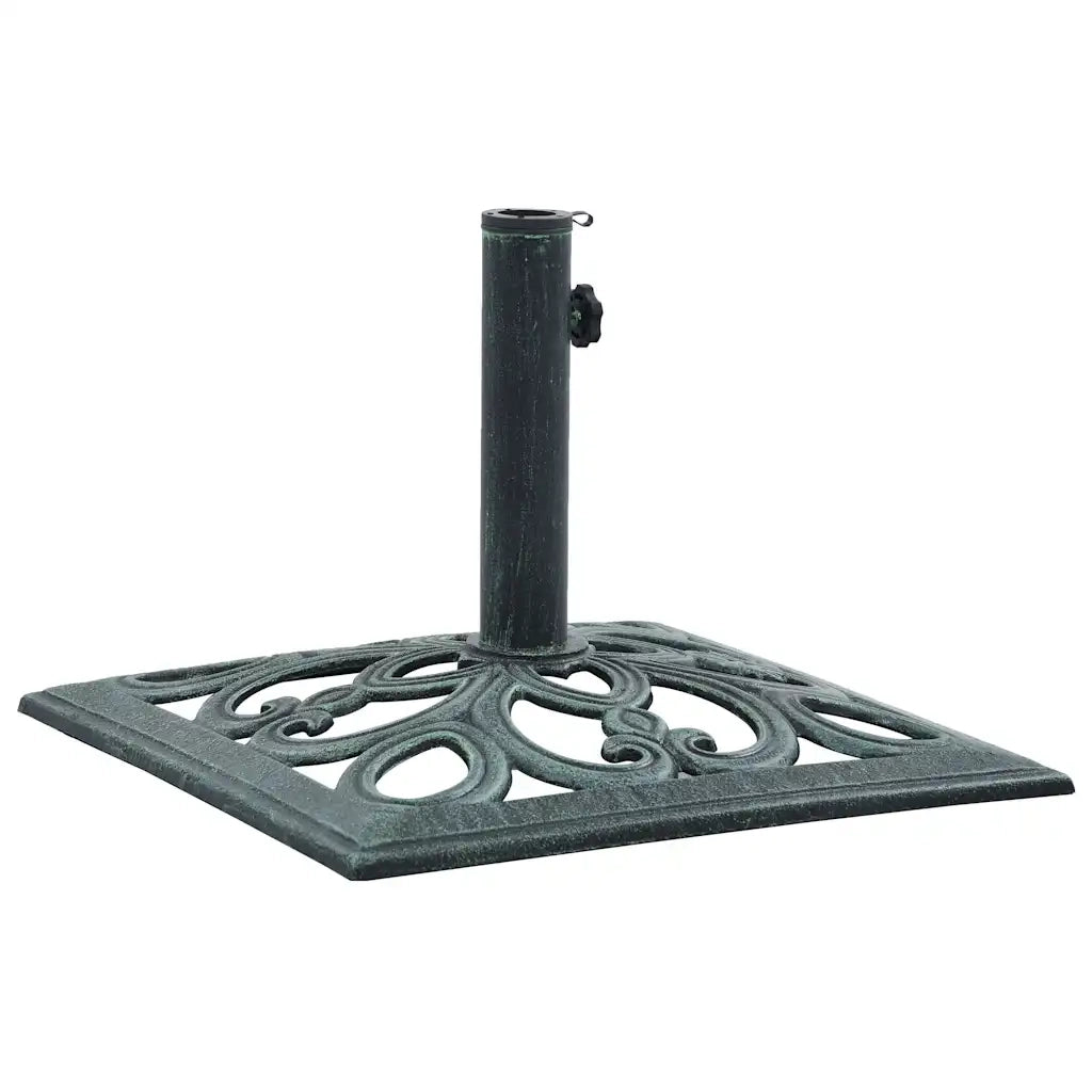 Base Ombrellone Verde 12 kg 49 cm in Ghisa 47866