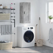 Mobile a Parete Grigio Cemento 34,5x34x90 cm Legno Multistratocod mxl 104063