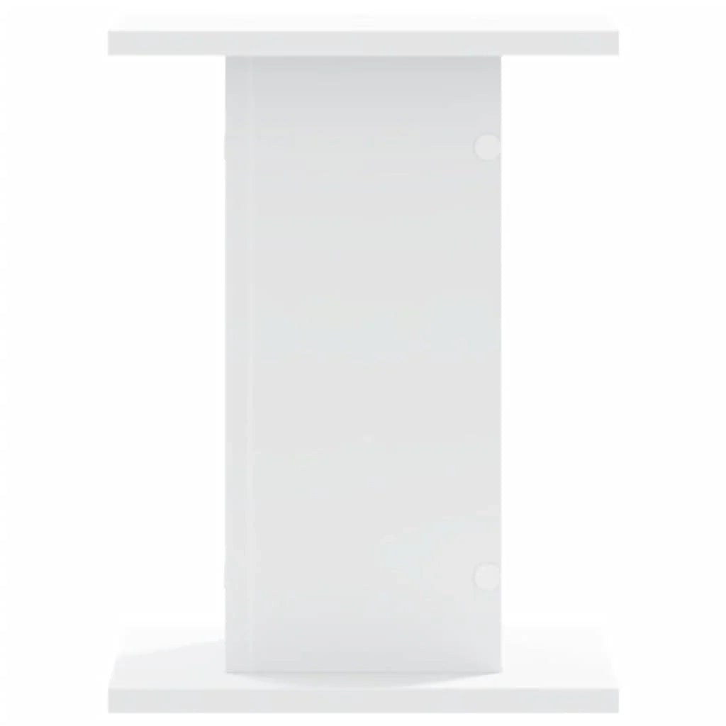 Portavasi mobili per fiori set da 2 30 x 30 x 40 cm legno ingegnerizzato bianco 02_0045273