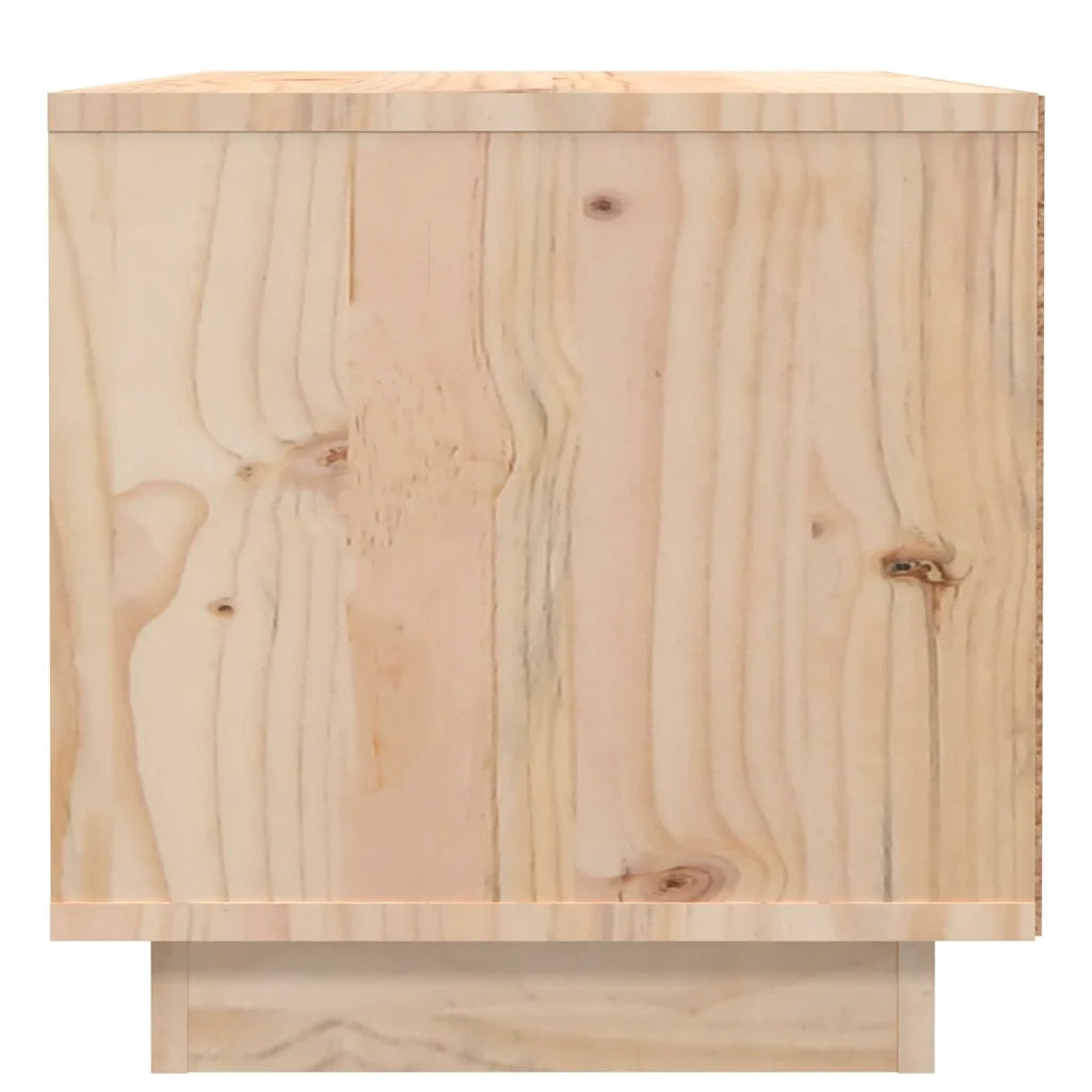 Comodino | Armadio da Notte | Mobiletto da notte 40x34x35 cm in Legno Massello di Pino