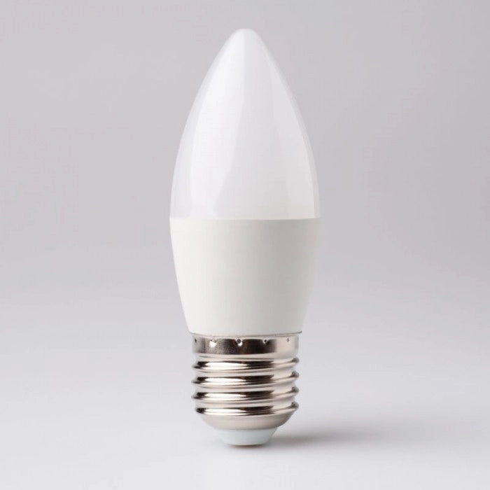 Lampadina LED candela E27 7W 4000K 630lm Ecolight