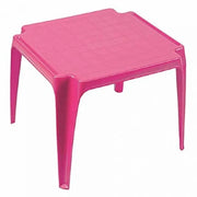 Tavolino da gioco in plastica fuxia per bambini - 55x50x44cm