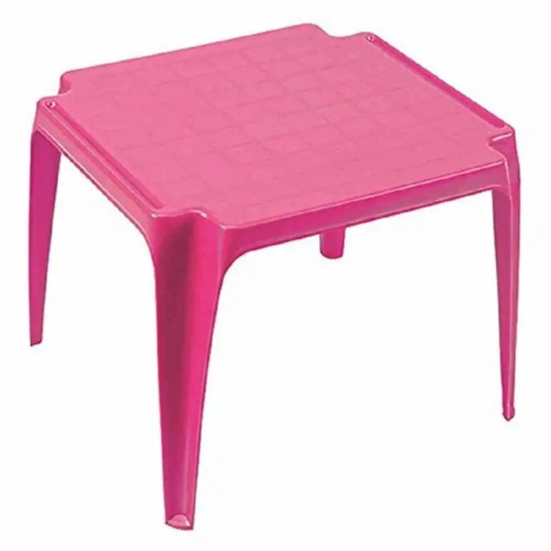 Tavolino da gioco in plastica fuxia per bambini - 55x50x44cm
