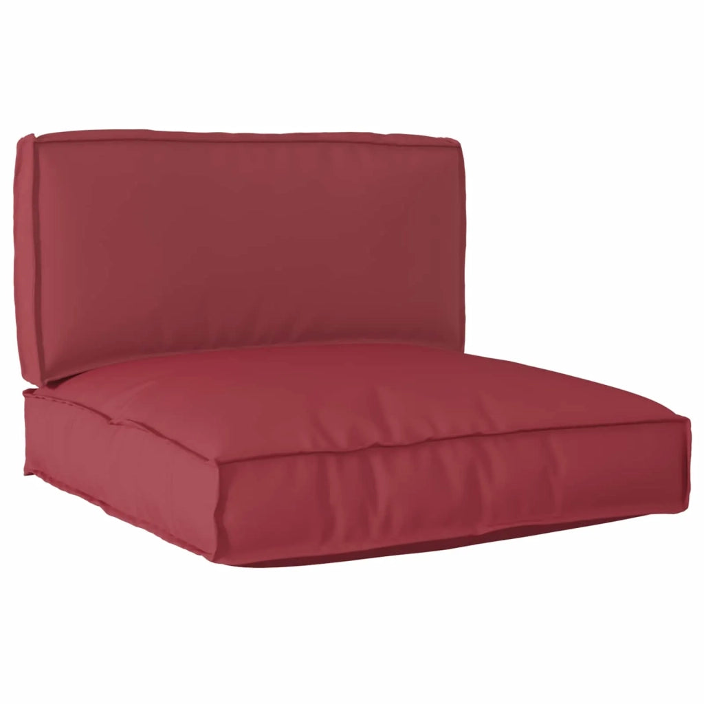 Set di Cuscini per Pallet 2 pcs Nero Tessuto Oxford 3329073
