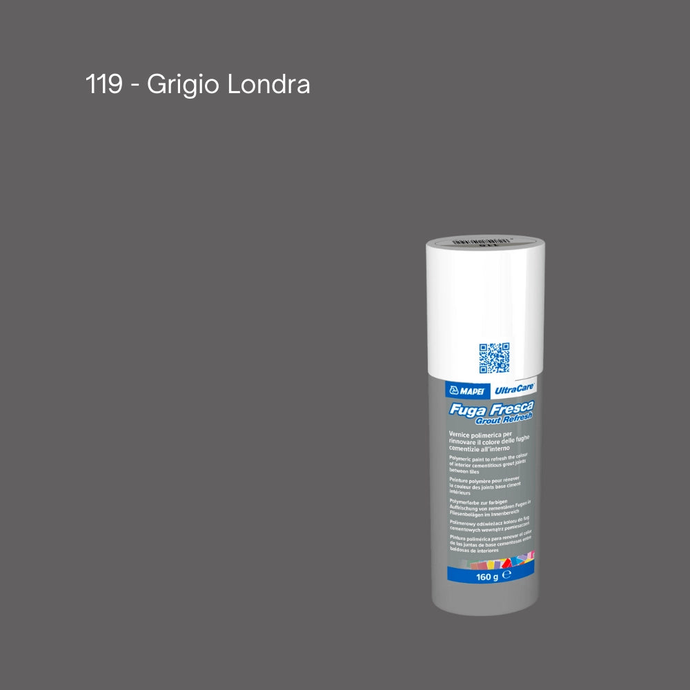 Rinnovo fughe sbiadite ripristinare pavimento ultracare fuga fresca 160 gr *** colore- grigio londra - 119, confezione 1