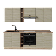 Cucina componibile Fame-Line Pannello in quercia/Rovere dorato 235 cm, PL Rovere Vicco
