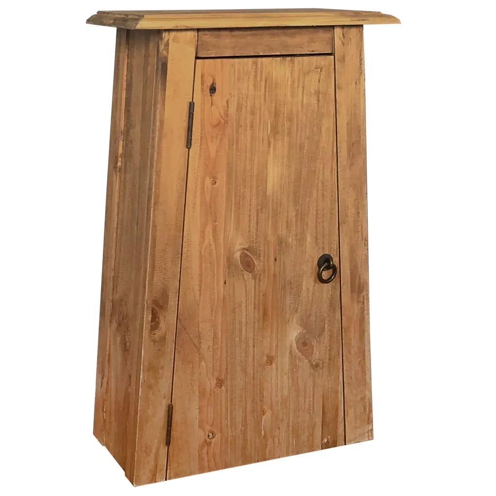 Set da Bagno 5 pz in Legno Massello di Pino 275425
