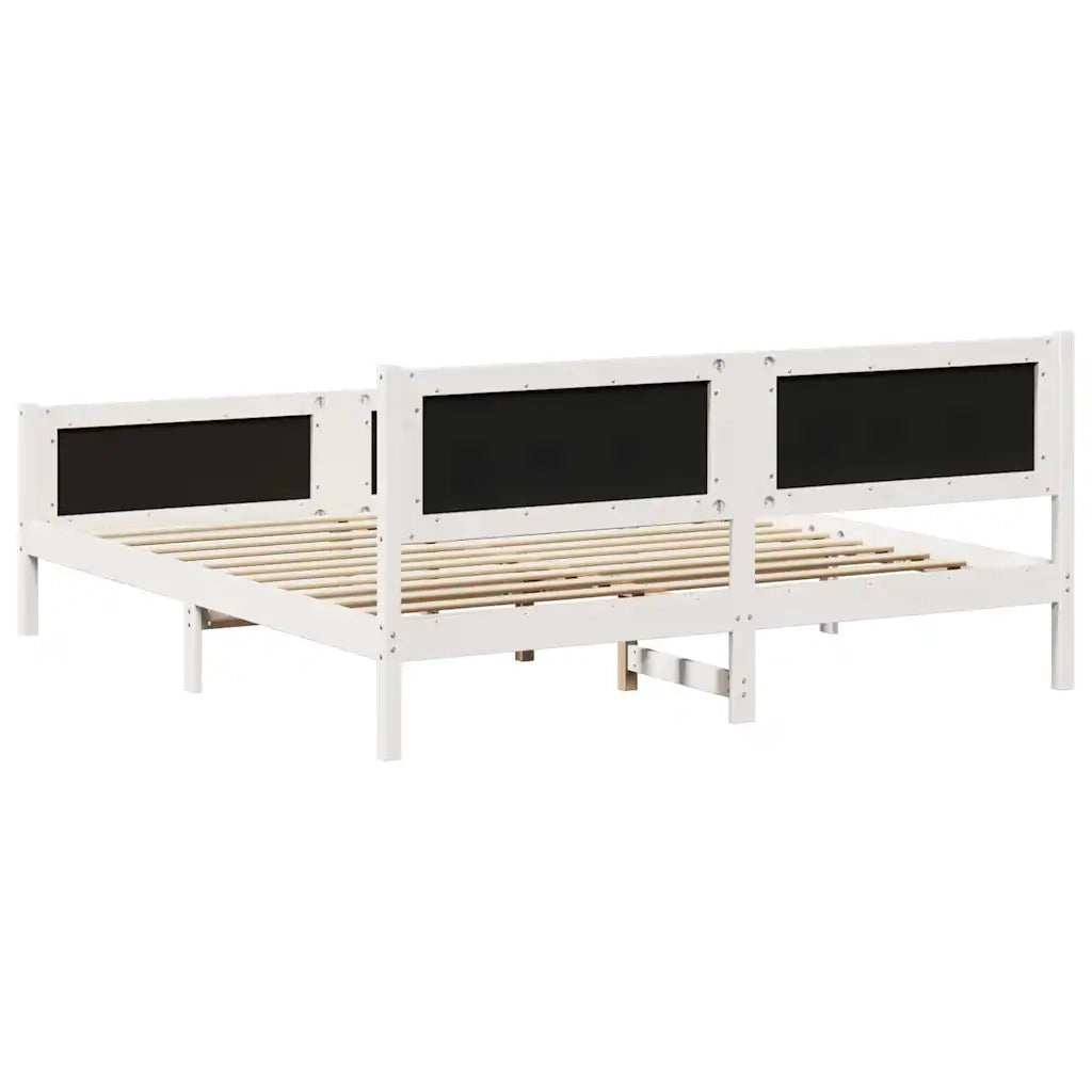 Struttura del letto Grigio chiaro 200 x 200 cm Tessuto