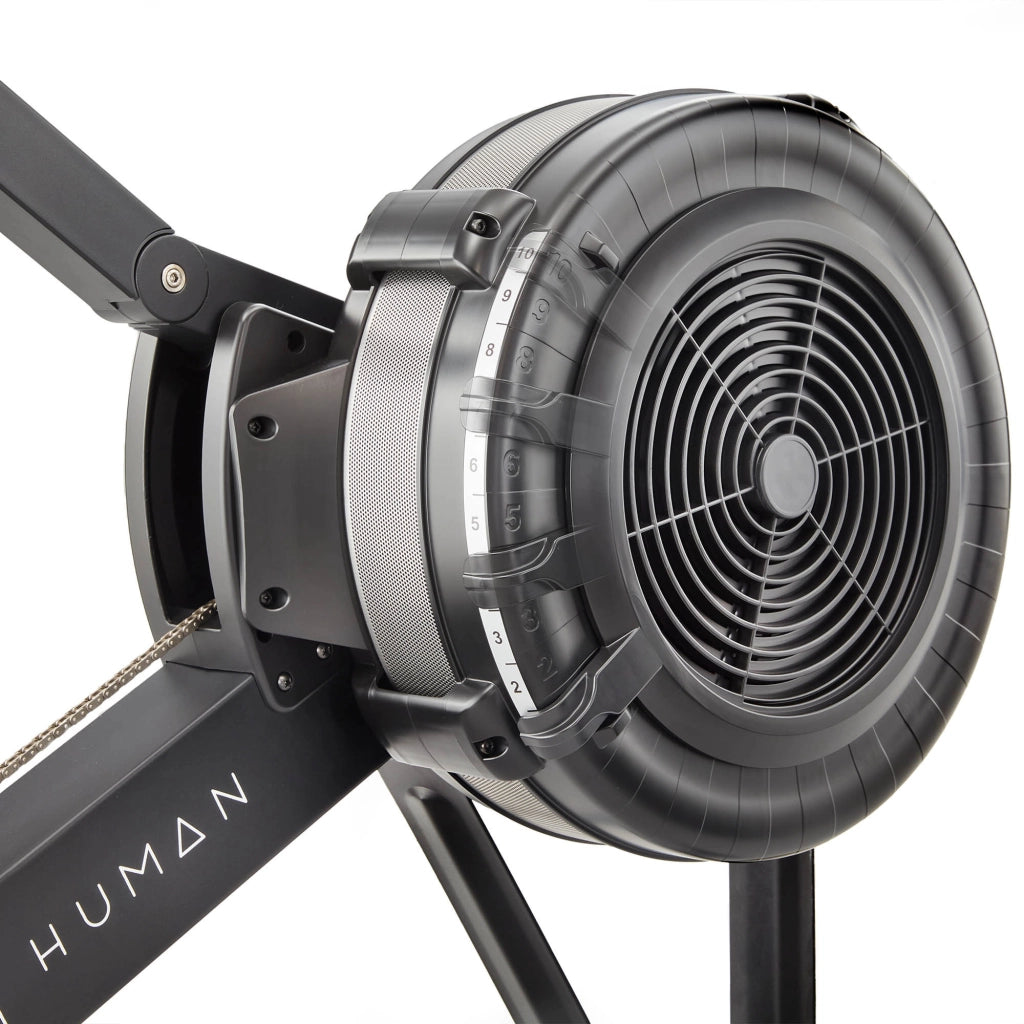 Vogatore Air Fitness - Half Human - Schermo LCD con 8 programmi - Casa/Appartamento - Connessione Bluetooth / App