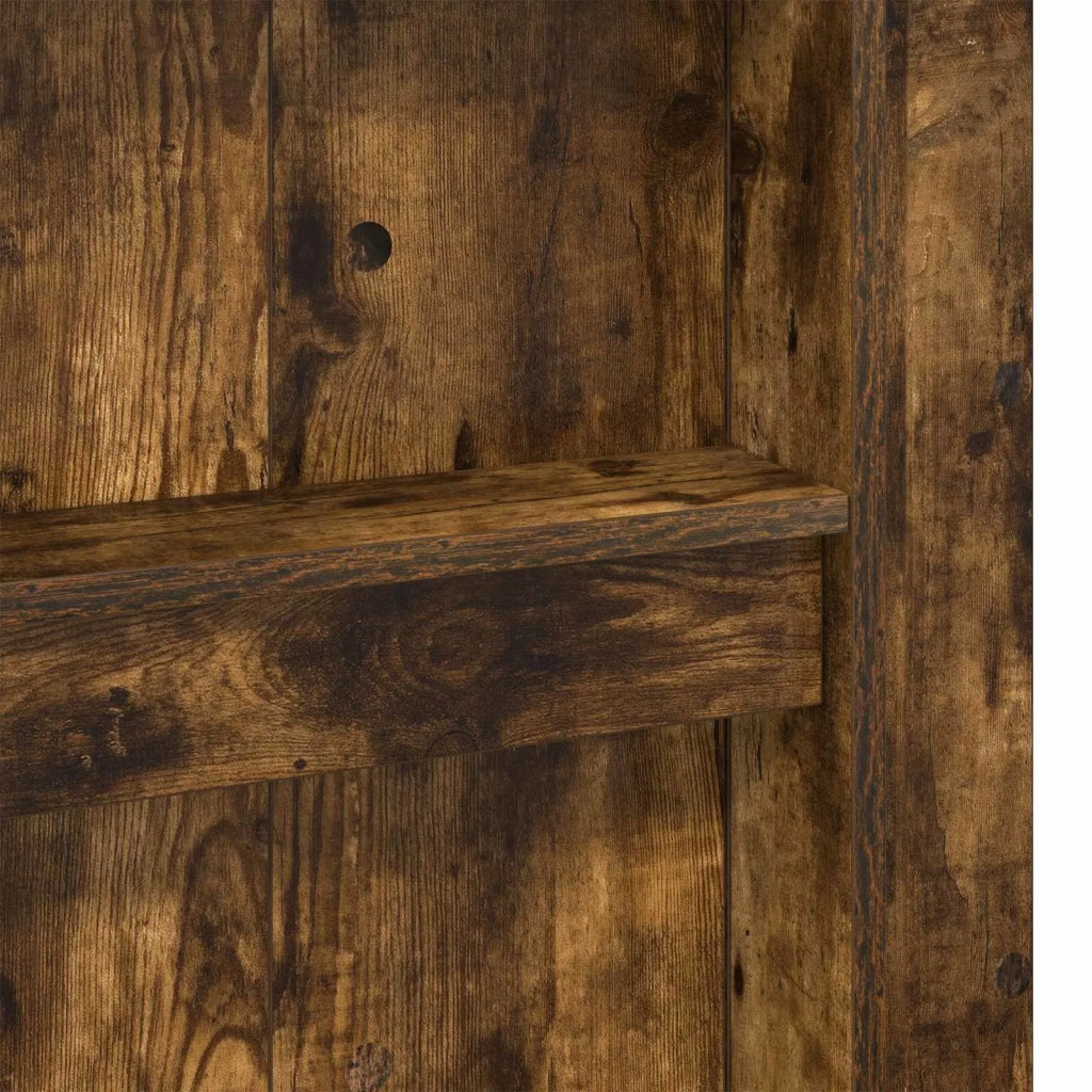 Struttura letto a castello con scrivania Rovere fumé 3410447