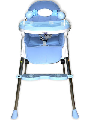 Seggiolone per Bambini 4 in 1 Pappa e Gioco Blu