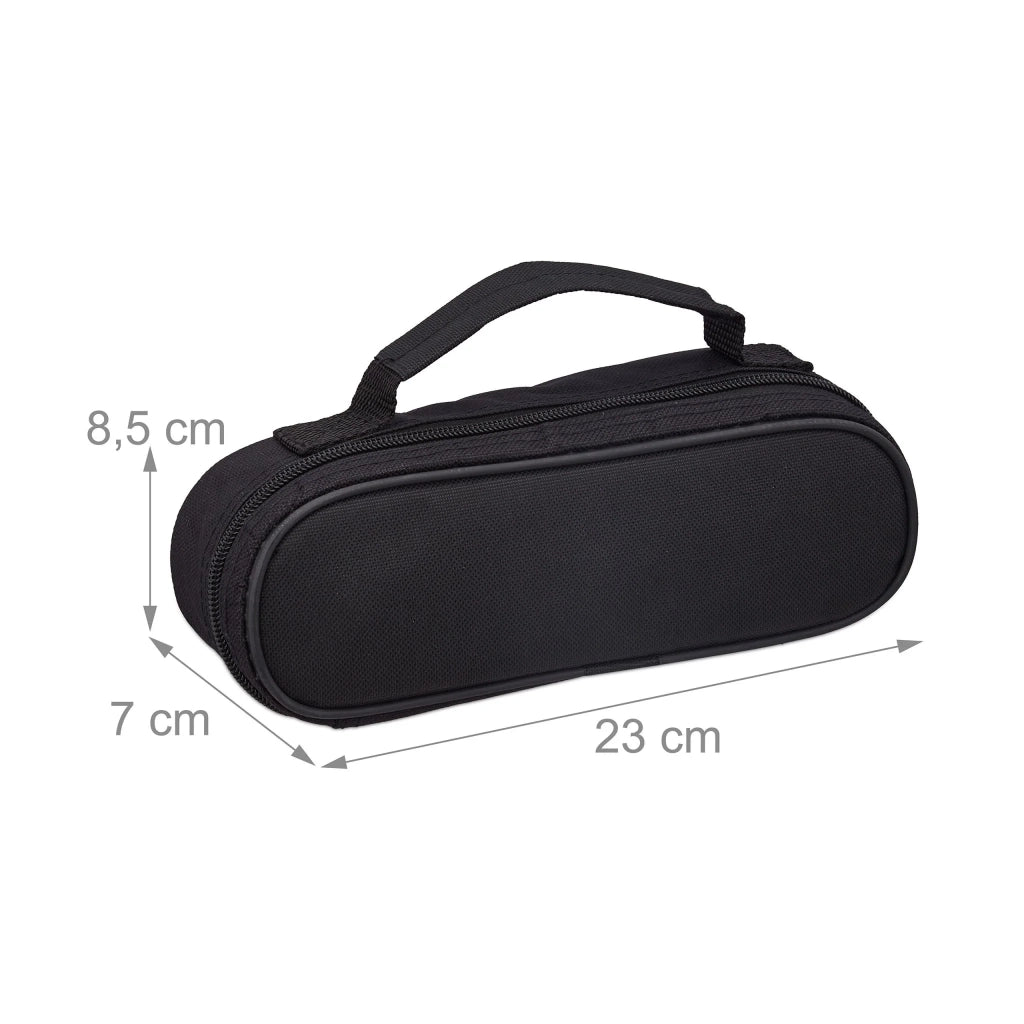 Set di 3 bocce da petanque gioco di svago all'aperto con borsa 7,5 x 7,5 x 7,5 cm in metallo argentato 13_0011945