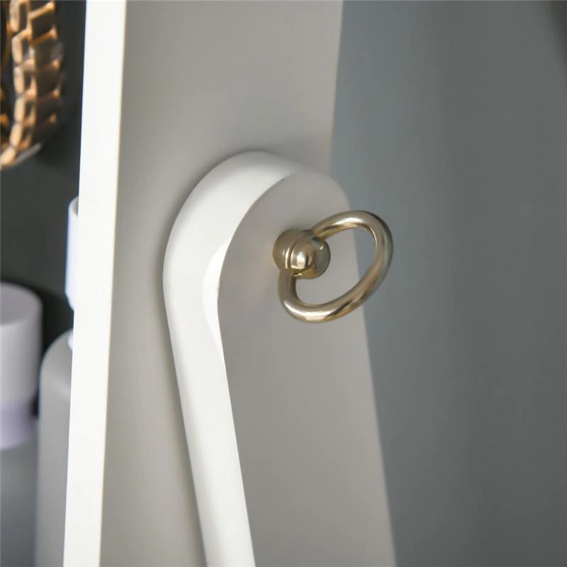 SPECCHIO PORTAGIOIE AUTOPORTANTE CON LUCE LED CON SERRATURA 46X36.5X151CM