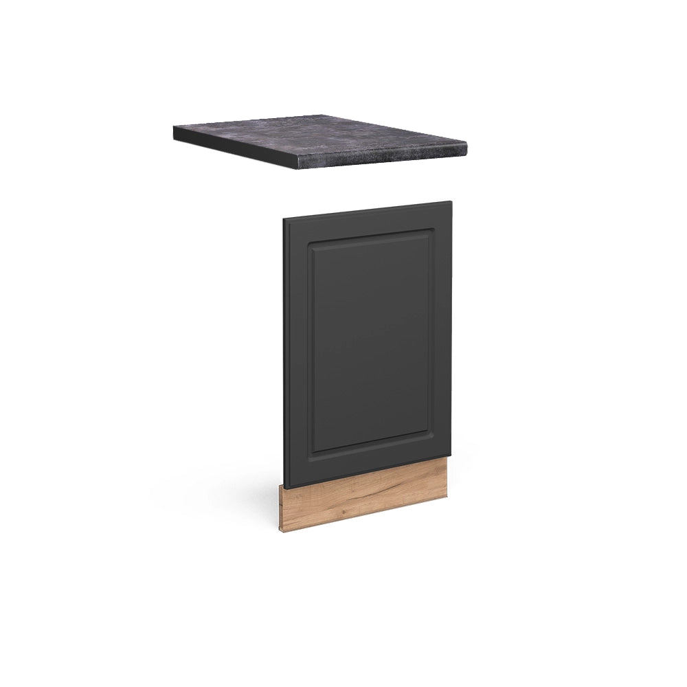 Pannello frontale Fame-Line Antracite-oro/Rovere dorato 45 cm, PL Antracite Vicco