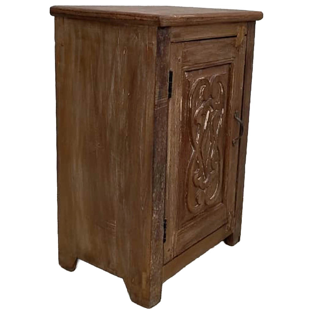 Comodino in legno fatto a mano50x35x73h cm