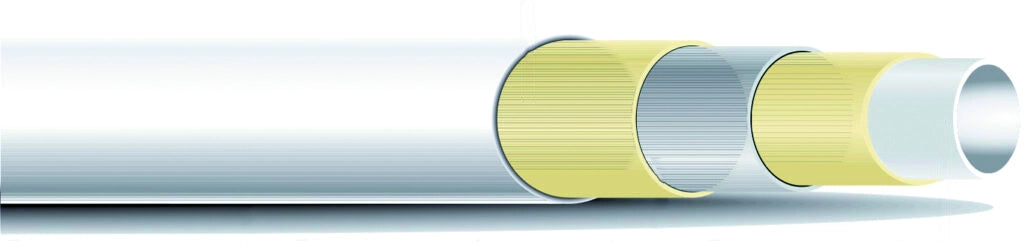 TUBO MULTISTRATO NUDO spessore alluminio mm. 0,20 mis. 16x2,0 100.00 metri