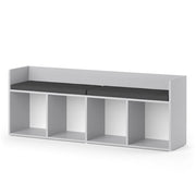 Vicco Scaffale per bambini Grigio chiaro 142.4 x 53.4 cm 4 scomparti