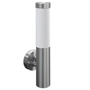Applique da parete moderna impermeabile per interni/esterni 6 x 10,5 x 33 cm acciaio inox argento 02_0045834