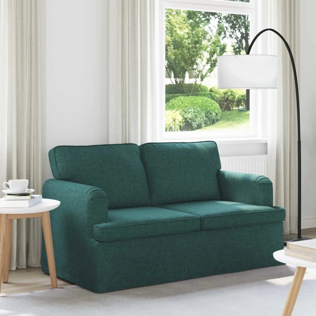 Divano | Divano da soggiorno | Sofa Verde Scuro 144 x 80 x 85 cm Tessuto