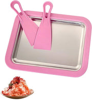 Istante macchina per gelato rotolato - Macchina per gelato rotolato con spatole per gelato rotolato e yoghurt congelato - Rosso 225 x 175 cm