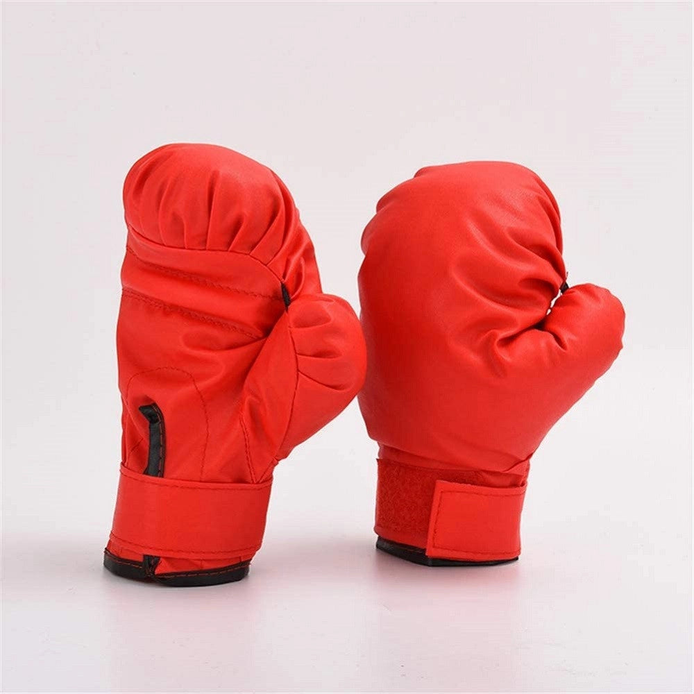 Trade Shop - Guantoni Guanti Da Boxe Boxing In Pelle Pu Kickboxing Sparring Gloves Sacco Xl -