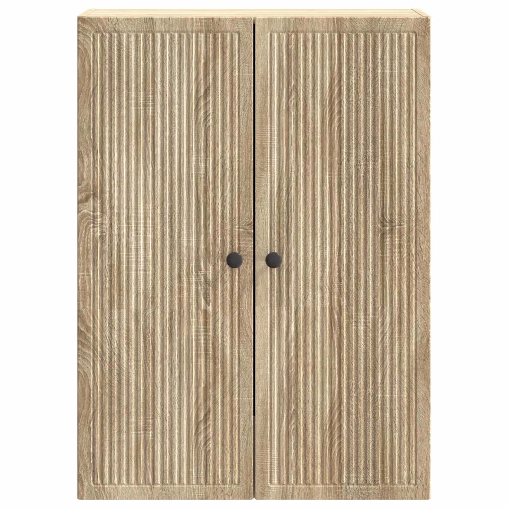 Mobiletto a muro Rovere Sonoma 66 x 34,5 x 90 cm 897887