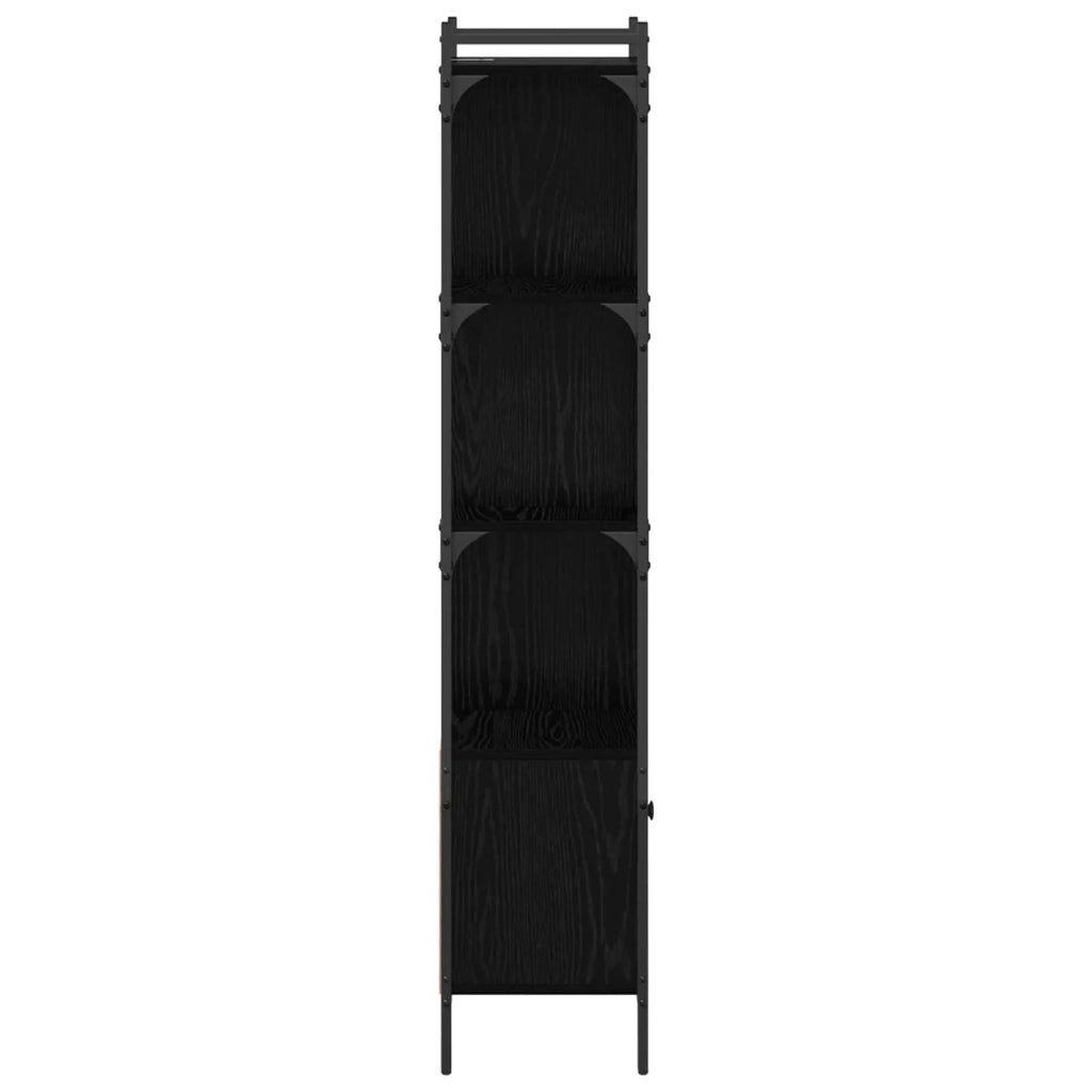 Libreria Rovere Nero 44,5 x 30 x 154,5 cm Legno multistrato