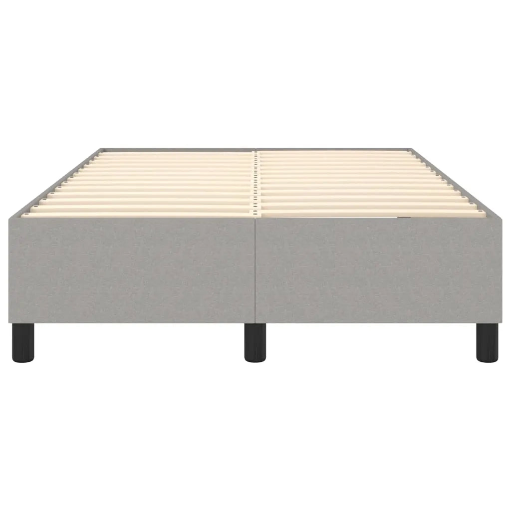 Struttura Letto a Rete a Molle Grigio Chiaro 120x200 cm Tessuto 3120846