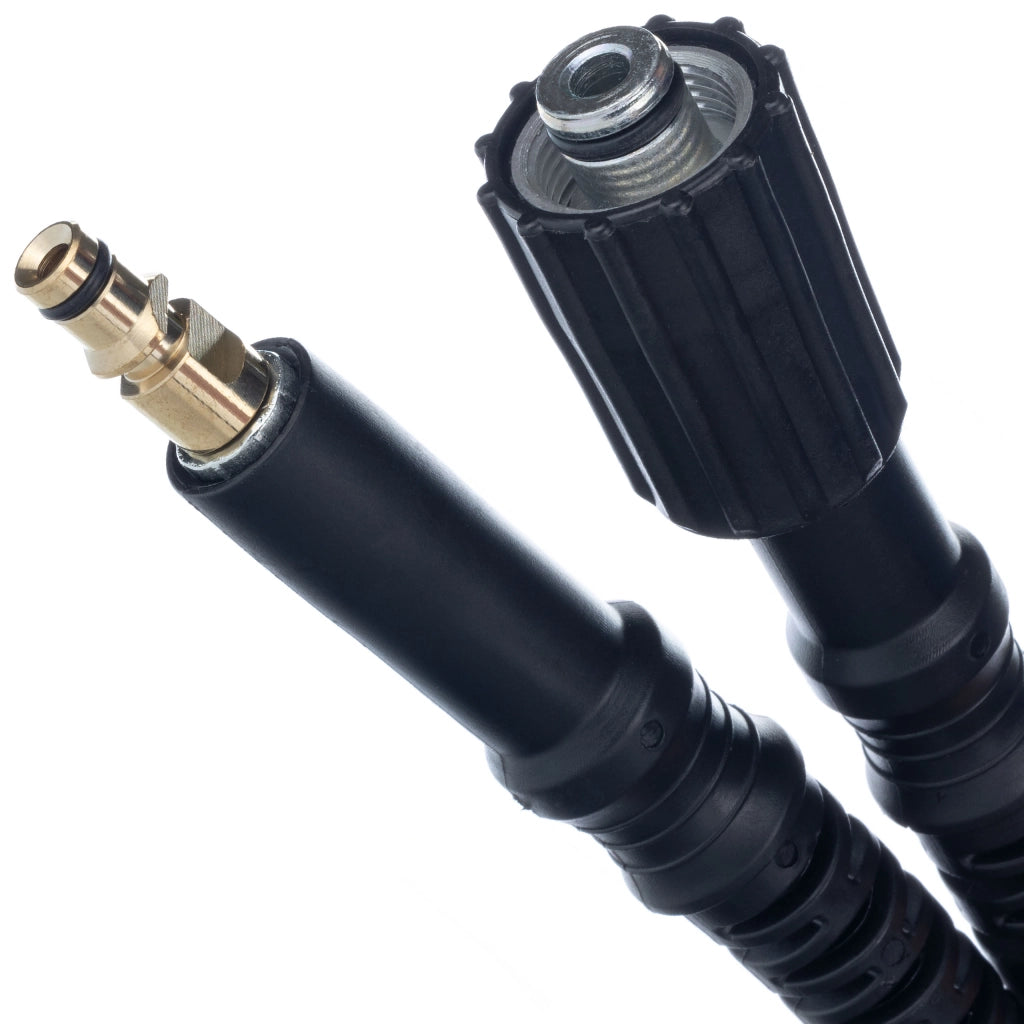 Tubo Alta Pressione 10m – Click Connect, Nylon, PVC | Max 200 Bar, 60°C | Compatibile con Idropulitrice Kärcher K2–K7
