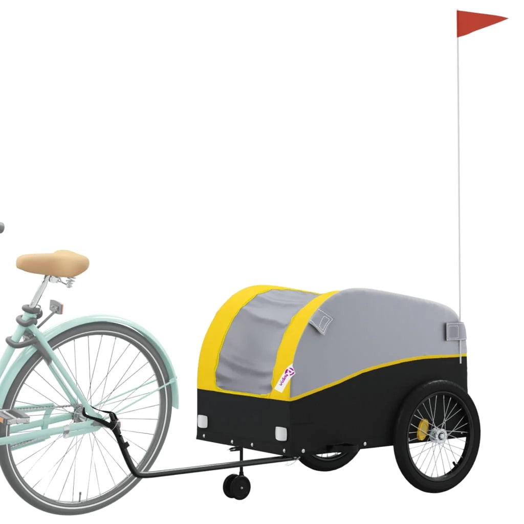 Rimorchio per trasporto biciclette 45 kg ferro giallo 02_0044152
