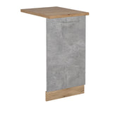 Pannello frontale della lavastoviglie R-Line Calcestruzzo/Rovere dorato 45 cm, PL Rovere Vicco