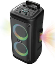 Partito Acustico Bluetooth Portatile con Effetti di Luce - 110 dB, 300 W, Senza Fili, MP3, Ingressi Microfono per Feste in Casa e all'Aperto