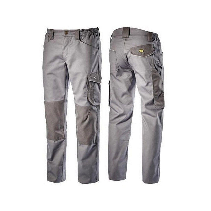 Diadora Pantalone Alluminio Season Grigio Xl Rock